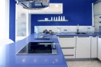 Trendy: Kuchnia w kolorze #blue